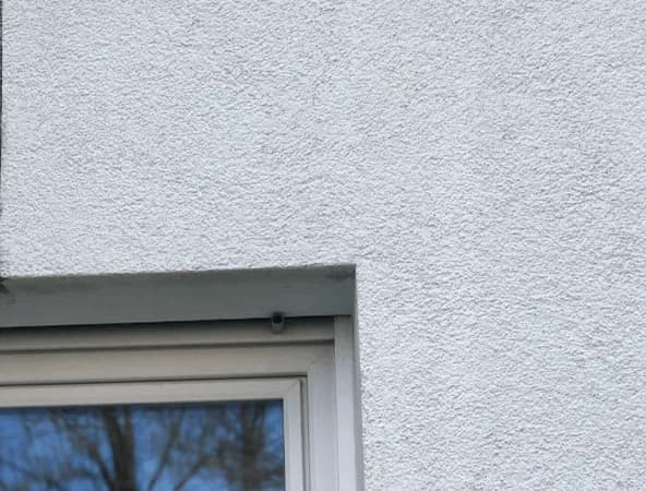 Erneuerte Fassade nach der Reinigung und Imprägnierung